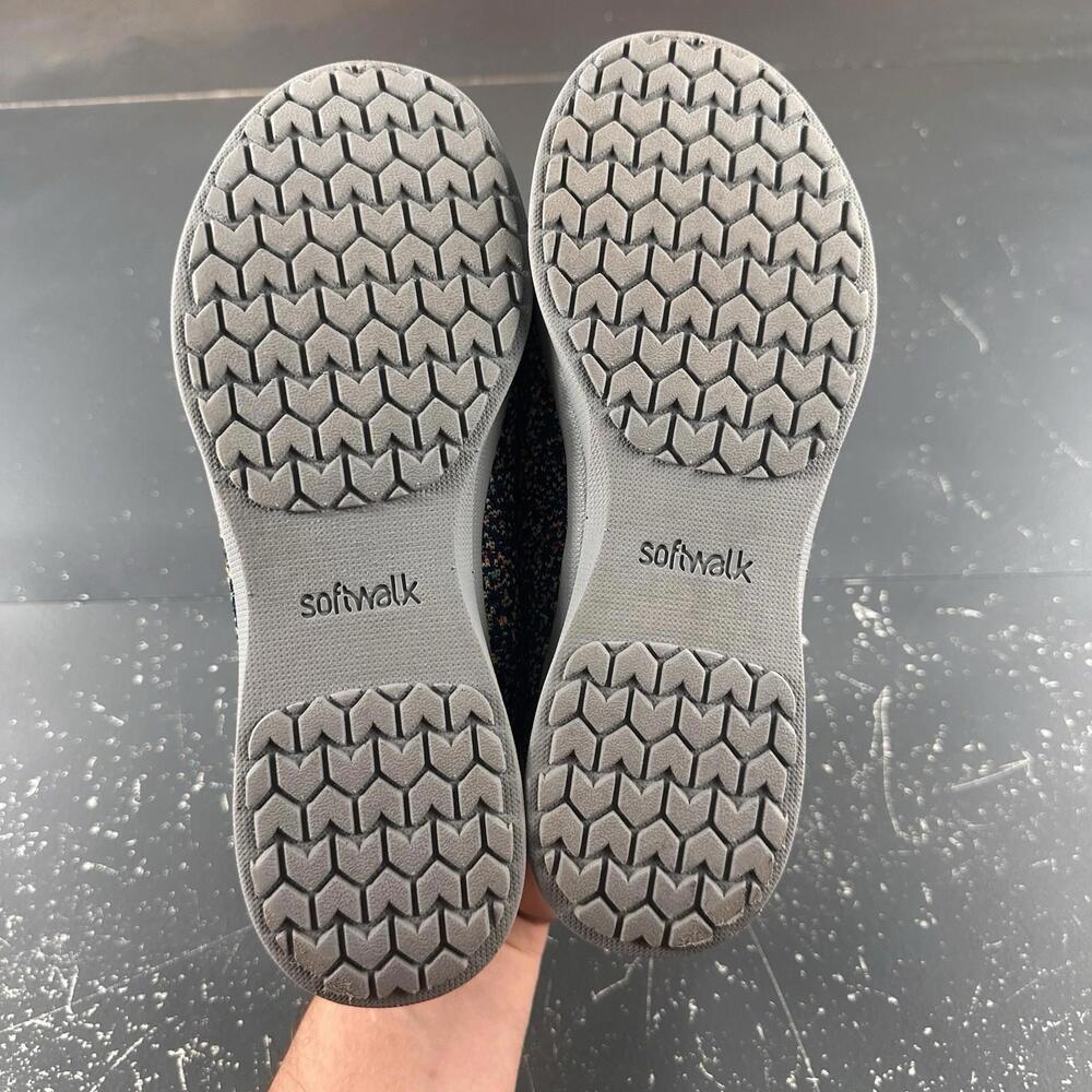 SoftWalk Nursing Shoes Womens 8.5 Blue Speckled Knit Comfort EUC Grey's Anatomy - Picture 10 of 10
